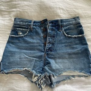 Abercrombie cut off shorts, size 27 or 4